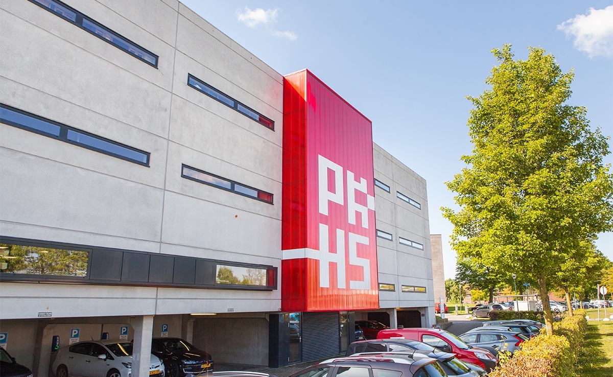 Pakhuis op Triple O Campus in Breda. Triple O Campus is het centrum voor creativiteit en technologie van Breda en omstreken.